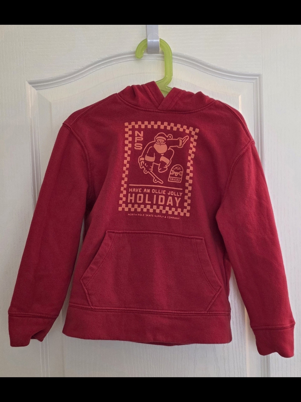 Old Navy Kids Small Happy Olliedays Hoodie